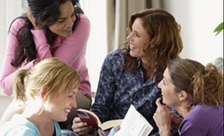 group of women discussing
